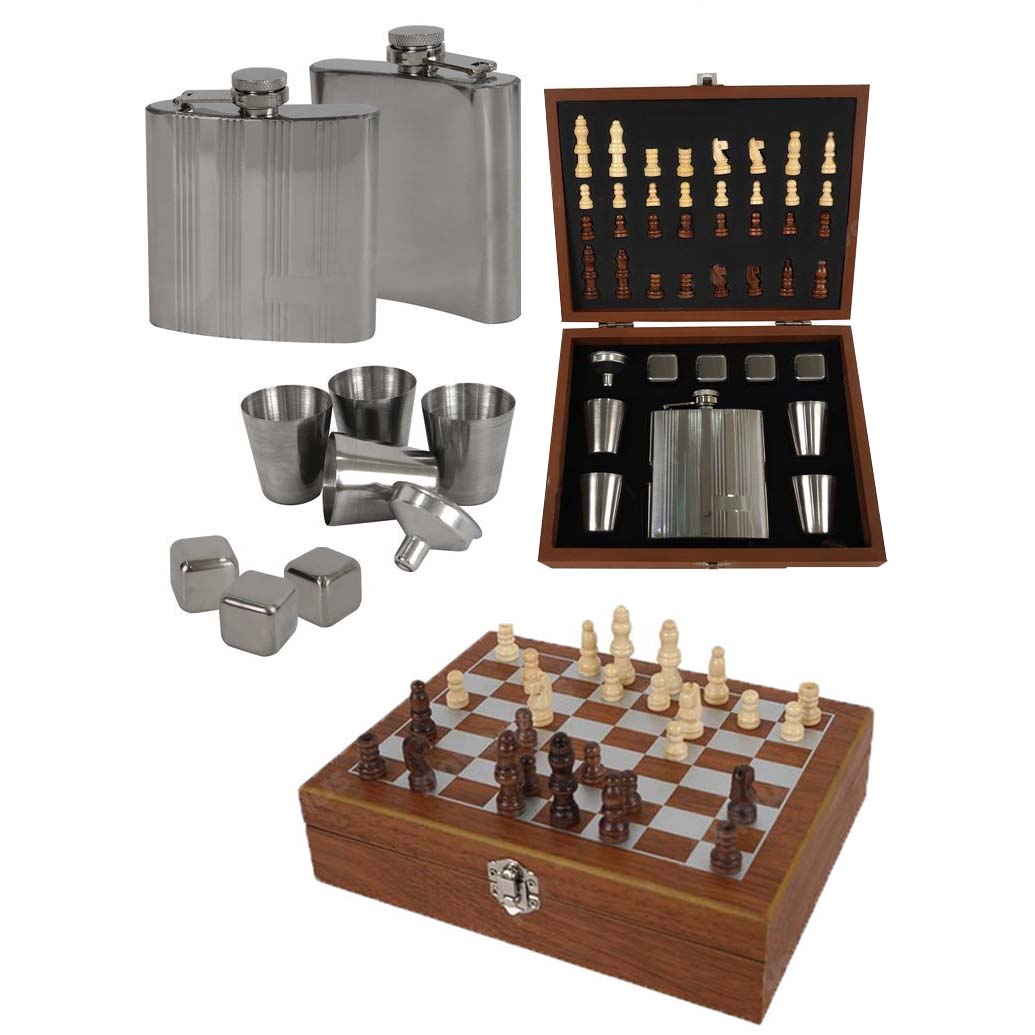 Set Wiskera Con Ajedrez + Accesorios